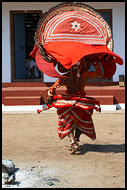 Wild Theyyam Dance, Theyyam Ritual Dance, India