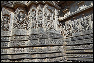 Stunning Carving Of Hoysaleswara Temple, Belur And Halebid, India