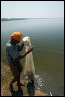 Fisherman And The Net, Cochin (Kochi), India