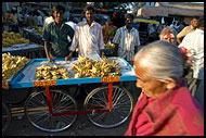 Stall With Bananas, Local Market, Mysore, The People, India