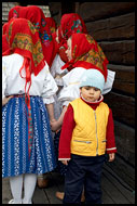 Dancers In Traditional Wallachian Costumes, Spring celebrations in Wallachia, Czech republic