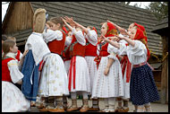 Undressing Morena The Bad Spirit, Spring celebrations in Wallachia, Czech republic