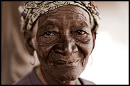 Biwol Bedick Eldery Woman, Bedick Tribe, Senegal
