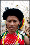Angami Tribesman, Nagaland, India