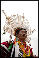 Angami Warrior, Nagaland, India