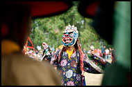 Mask Dancer, Cham Dance, India