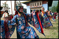 Performing The Dance, Cham Dance, India