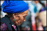 Bai Elderly Woman, Dali And Erhai Lake, China