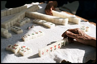 Playing Mahjong, Dali And Erhai Lake, China