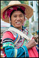 Yi Woman, Tribal Local Market, China