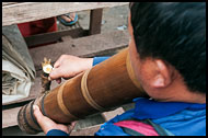 Lighting Water Pipe, Tribal Local Market, China