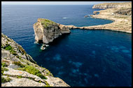 Fungus Rock, Gozo, Malta