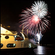 Fireworks In Oslofjord, Best Of 2012, Norway