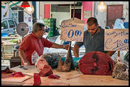 Selling Tuna, Sicily, Italy